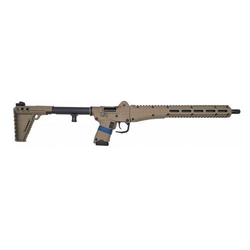 KEL-TEC SUB2000 Gen3 9mm 16.15in 15rd Glock 17/19 Mags Tan Semi-Auto Rifle (SUB2K9GLKTAN)