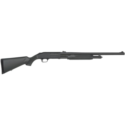 MOSSBERG 500 12ga 24in 5rd Adjustable Rifle Sights Synthetic Sporting Slugster Shotgun (56424)