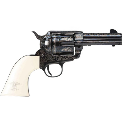 F.LLI PIETTA Great Western II Liberty 9mm 3.5in 6rd White Polimer Grip Revolver (GW9LLE312NMUI)