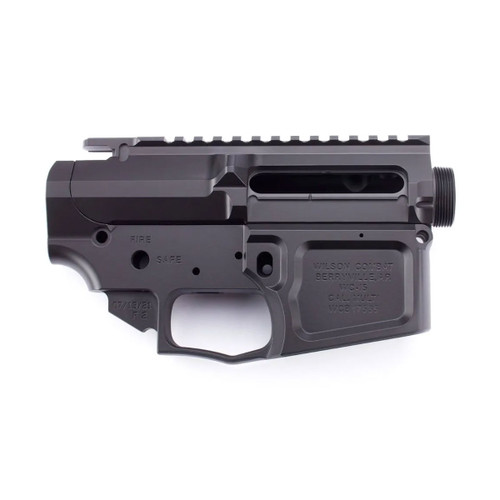 WILSON COMBAT AR-15 Lower/Upper Matched Black Armor-Tuff Billet Receiver Set (TR-LOWUPP-BIL-ATB)