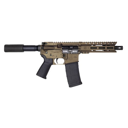 DIAMONDBACK DB15 5.56x45mm NATO 7in 30rd Midnight Bronze Semi-Auto AR Pistol (DB1912K071)
