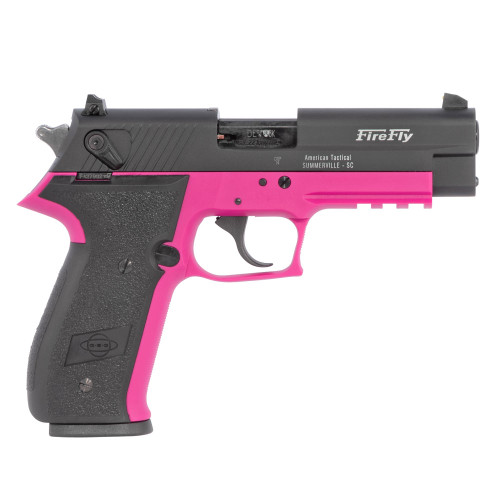 AMERICAN TACTICAL IMPORTS GSG FireFly HGA .22 LR 4in 10rd Pink Semi-Auto Pistol (GERG2210FFP)