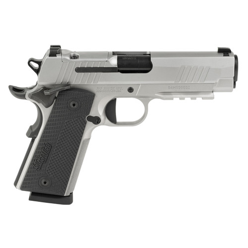 SIG SAUER 1911-XCarry Stainless 45 ACP 4.25in 2x 8rd Mags Semi-Auto Pistol (1911XCA-45-SS)