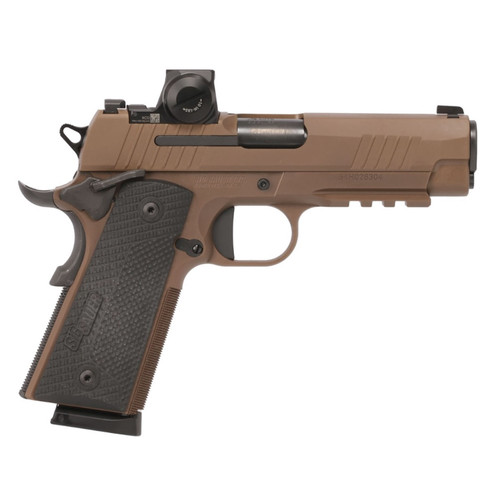 SIG SAUER 1911-XCarry Emperor Scorpion 45 ACP 4.25in 2x 8rd Mags Coyote Pistol w/ ROMEO-X Compact (1911XCA-45-CXR3-RXX)