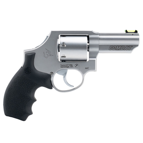TAURUS 66 Combat .357 Mag/.38 Special +P 3in 7rd Matte Stainless Revolver (2-66039C-HG)