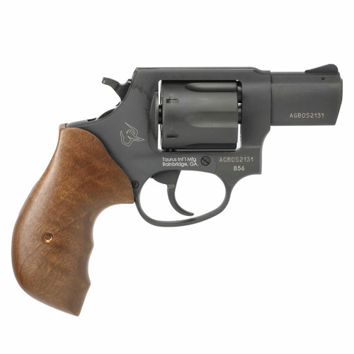 TAURUS 856 .38 Special +P 2in 6rd Matte Black Revolver w/ Turkish Walnut Grip (2-85621-TW)