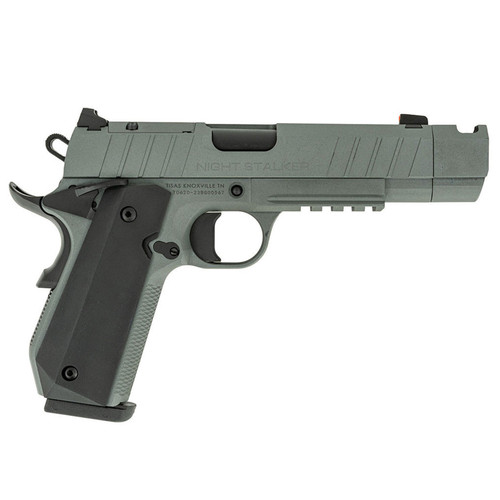 TISAS 1911 Night Stalker Comp .45 ACP 4.25in 2x 8rd Mags Cerakote Grey Semi-Auto Pistol (10100134)