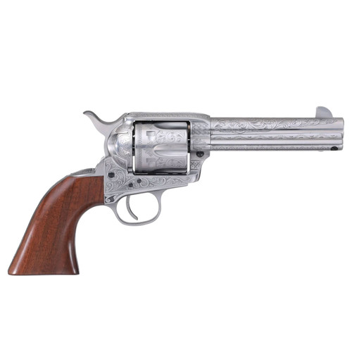 TAYLORS & COMPANY 1873 Cattleman White Engraved .357 Mag 4.75in 6rd Single-Action Revolver (550916)