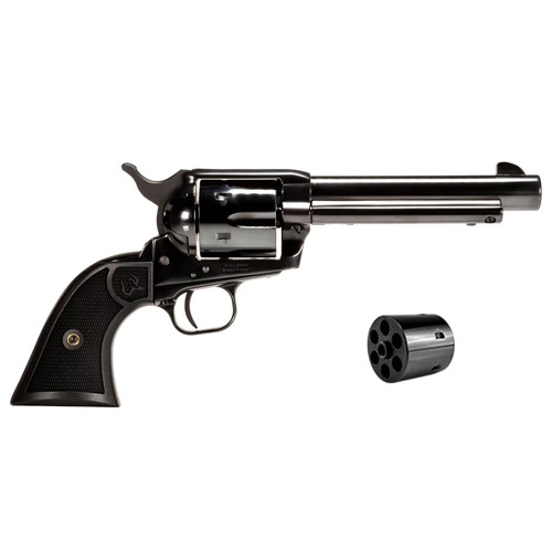 TAURUS Deputy Dual Cylinder .357 Mag/9mm 5.5in 6rd Polished Black Revolver (2-D357951)
