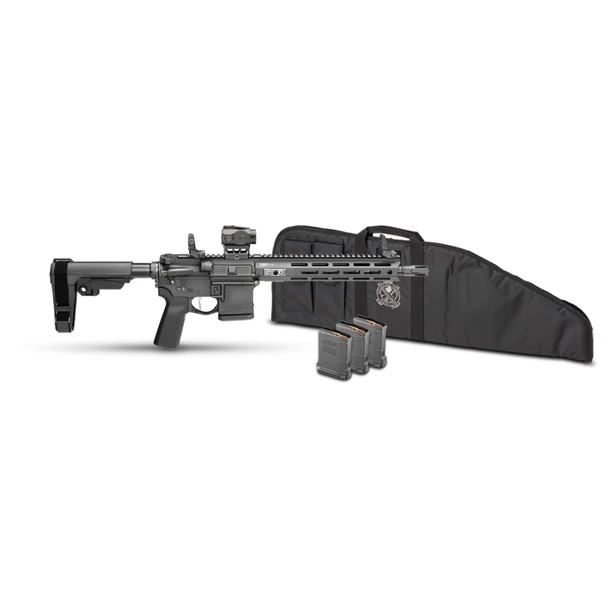 SPRINGFIELD ARMORY Saint Victor Gear Pac 5.56mm 11.5in 4x10rd Black AR-15 Semi-Auto Pistol w/ SB Tactical SBA3 (STV9115556BPLCV2-PAC)