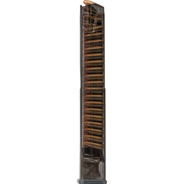 ELITE TACTICAL SYSTEMS GROUP Carbon Smoke 40rd 9mm Mag Fits Glock 17/18/19/19x/26/34/45/49 (SMK-GLK-18-40)
