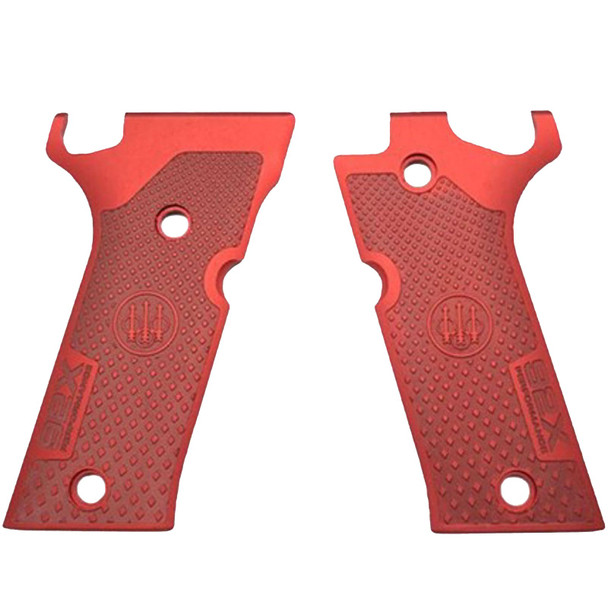 BERETTA Match Red Aluminum Grips For 92X Performance (E02862)