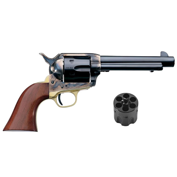 UBERTI 1873 Cattleman II Brass Dual Cylinder 9mm/.357 Mag 5.5in 6-Shot Single-Action Revolver (356212)