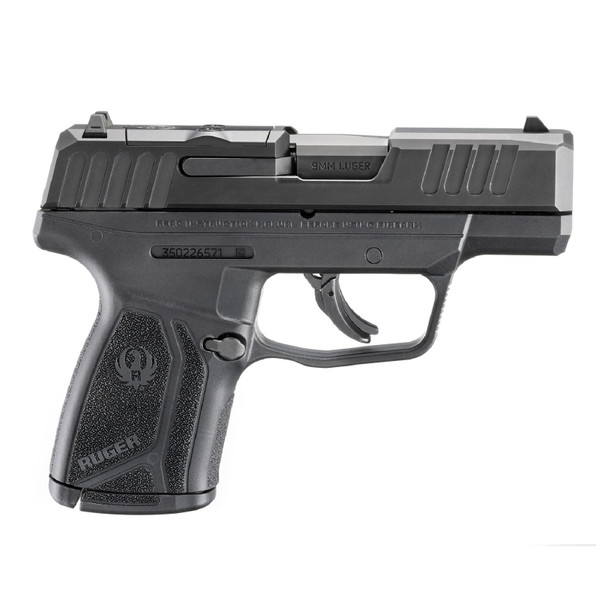 RUGER Max-9 9mm Luger 3.2in 10rd Black Centerfire Striker-Fired Pistol (3519)