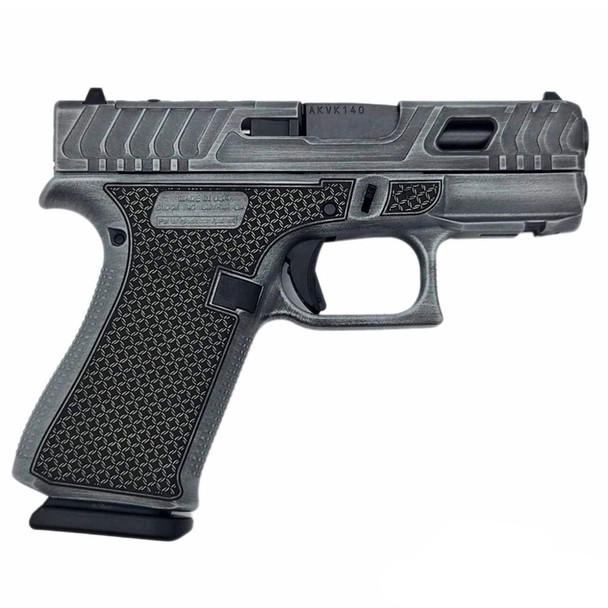 GLOCK 43X MOS 9mm 3.41in 10rd HOTH Custom Distressed Semi-Automatic Pistol (UX4350204FRN)