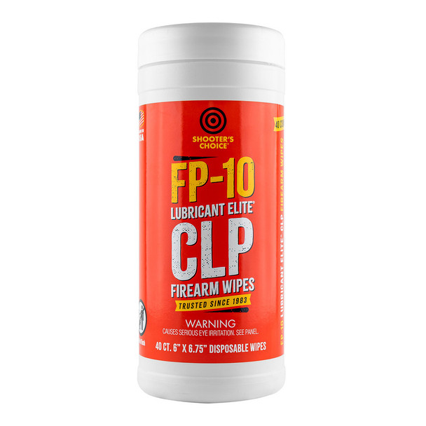 SHOOTERS CHOICE FP-10 Lubricant Elite CLP Wipes 40 Count (SHF-40C-FP10)