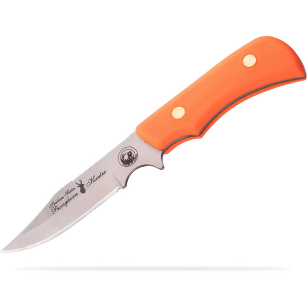 KNIVES OF ALASKA Trekker Pronghorn 3.25in Orange Knife (00176FG)
