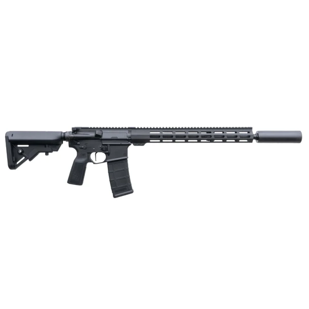 CMMG AOB AR15 5.56mm 16.1in 30rd Armor Black Semi-Auto Rifle w/ 556K Suppressor (55AC79E-AB)