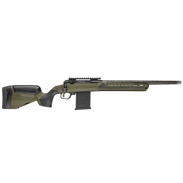 SAVAGE 110 Ultralite Predator .308 Win 18in Threaded 10rd Hunter Green Stock Bolt-Action Rifle (32664)