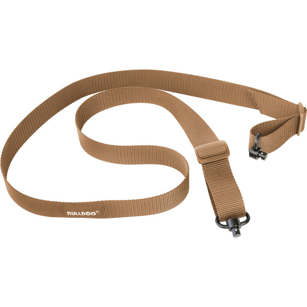 BULLDOG CASES Two Point Tan Sling with Deluxe QD Push Button Swivels (BD833)