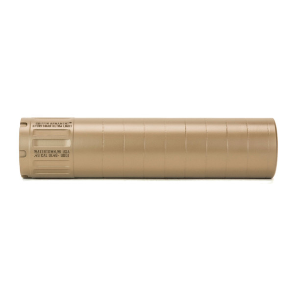 GRIFFIN ARMAMENT Sportsman Ultra Light 46 HD Magpul Flat Dark Earth Suppressor (GASUL46HDFDE-W)
