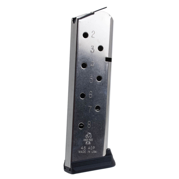 CHECK-MATE .45 ACP 8rd Stainless Magazine For 1911 (CM4519118S)