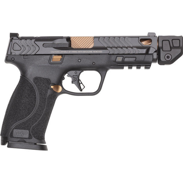 SMITH & WESSON M&P9 M2.0 9mm 4.87in 17rd/23rd Black/Copper OR Pistol (14618)
