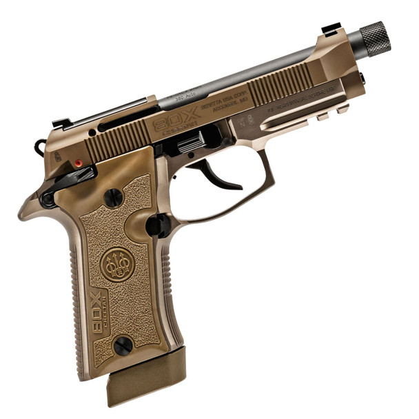BERETTA 80X Cheetah .380 ACP 4.4in 15rd Tactical Desert Semi-Automatic Pistol (J80XTD15)