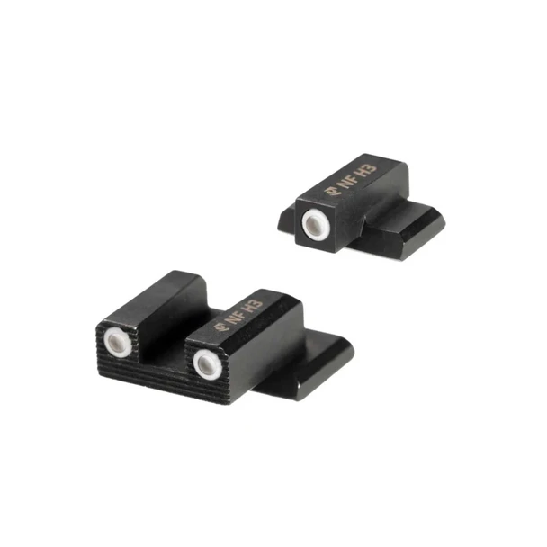 NIGHT FISION White Front/Rear Night Sight Set for S&W Bodyguard 2.0 (SAW-208-003-WGWG)