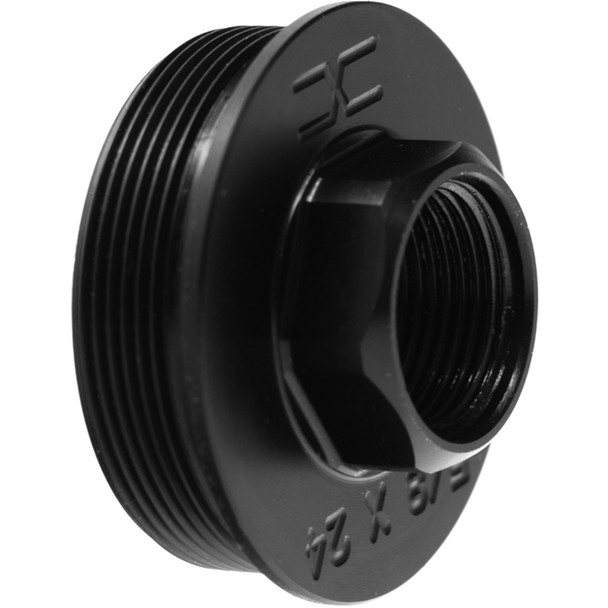 FAXON 5/8x24 Stainless Steel Direct Thread To Hub Adapter (FF-MD-SIL-HUB-625-24-01)