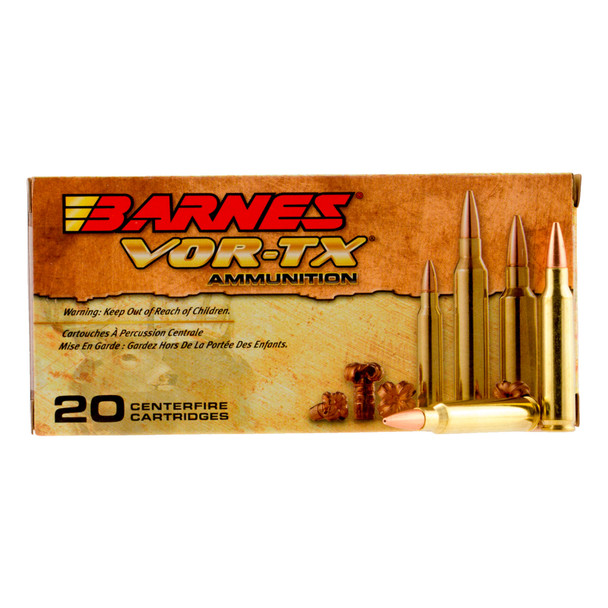 BARNES Vor-TX Rifle 5.56x45mm TSX 62 Grain 20rd Rifle Ammo (31190)
