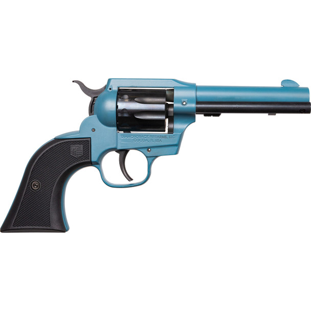 DIAMONDBACK Sidekick 22LR/Mag 9rd 4.5in Jesse James Blue SA Revolver (DB0500A251)