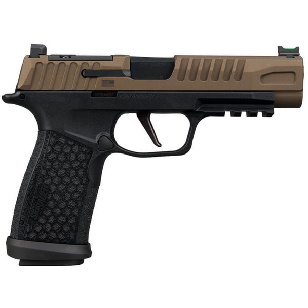 SIG SAUER P365-FUSE X-Series 9mm 4.3in 2x21rd/1x17rd Two-Tone Bronze Optic Ready Pistol (365XF-9-FBZXR3)