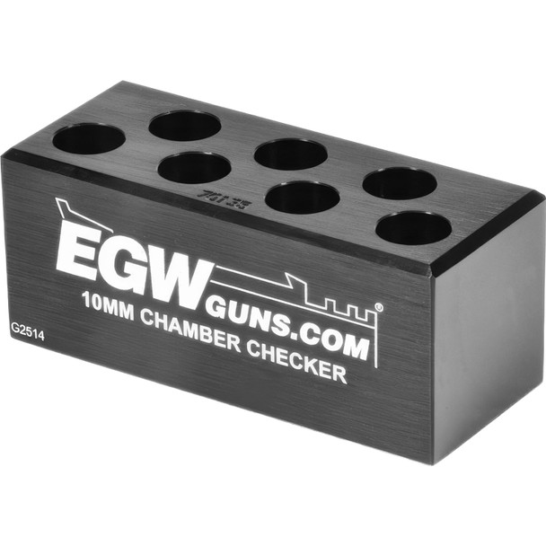 EVOLUTION GUN WORKS 10mm 7-hole Ammo Chamber Checker (70135)