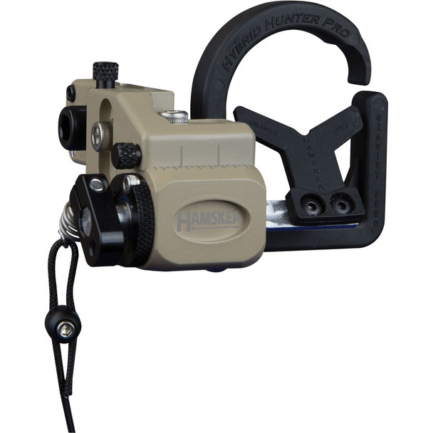 HAMSKEA ARCHERY SOLUTIONS Hybrid Hunter Pro LH Tan Micro Tune Arrow Rest (210887)