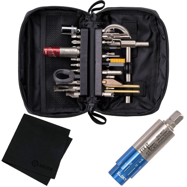 FIX IT STICKS The Works Kit with Mini All-In-One Torque Driver and Gritr Microfibre (FIS-WORKS-VTD+FIS-SVTD+GRIT-MF)
