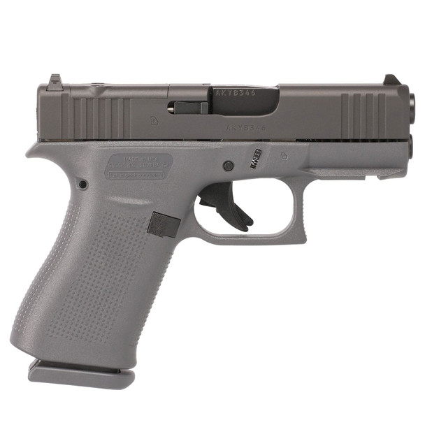 GLOCK G43X MOS 9mm 3.39in 15rd Gray Semi-Automatic Pistol (UX4350203FRMOSGF)