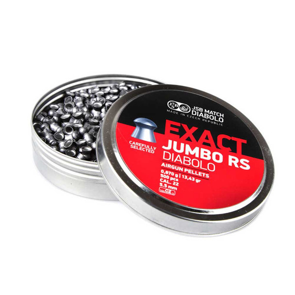 PREDATOR INTERNATIONAL Diablo Jumbo Exact RS 22Cal 500Ct Airgun Pellets (546207-500)