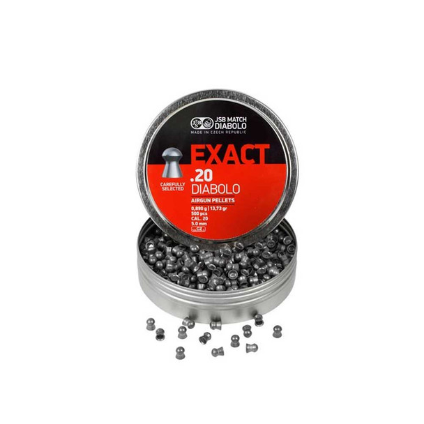 PREDATOR INTERNATIONAL Diablo Exact 20Cal 500Ct Airgun Pellets (546220-500)