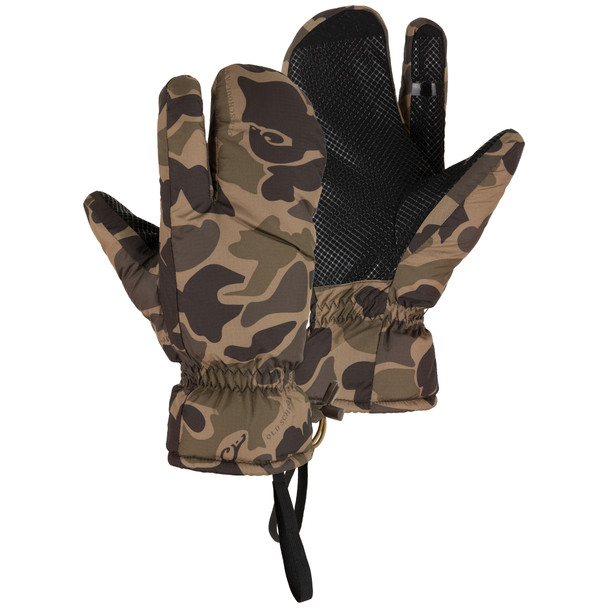 DRAKE Men's LST Down OS Sport Lobster Mittens (DA0082-080)