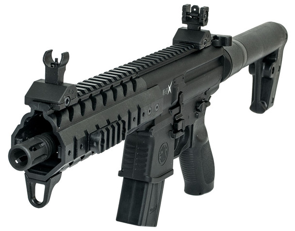 SIG SAUER MPX 177mm 88 Gr CO2 Black Air Rifle (AIR-MPX-177-88G-30-BLK)