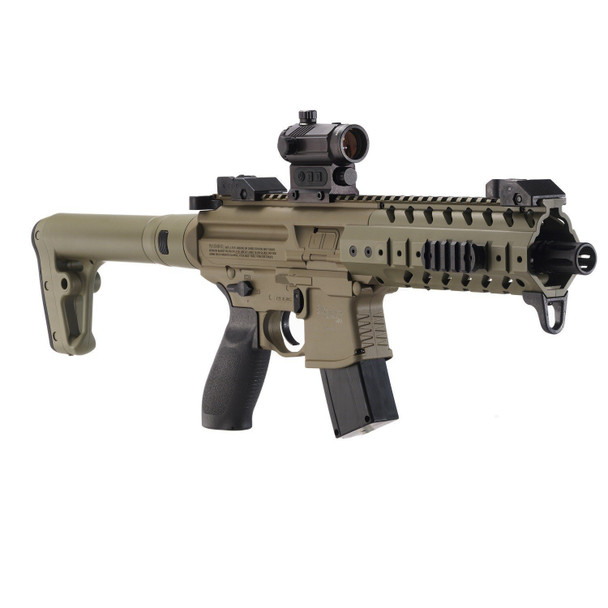 SIG SAUER MPX 177mm 88 Gr CO2 Red Dot FDE Air Rifle (AIR-MPX-MRD-177-88G-30-FDE)