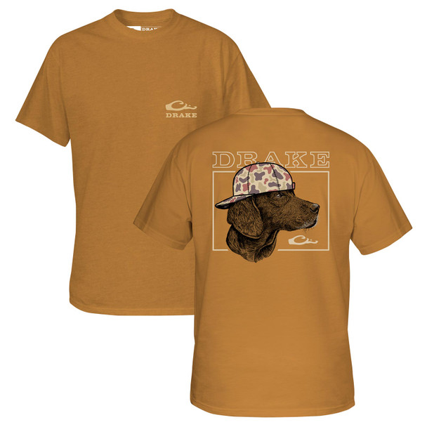 DRAKE Back Cap Lab T SS Honey Mustard Shirt (DT0310-HYM)