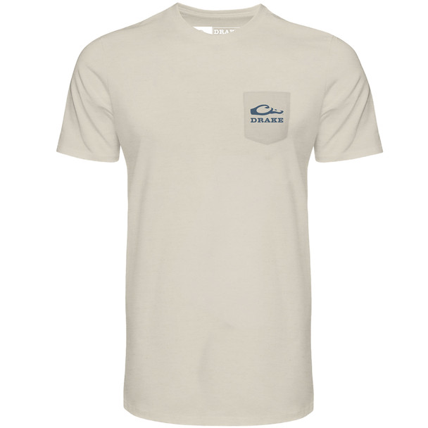 DRAKE Men's Old School Bar Turtle Dove T-Shirt (DT9275-TDV)
