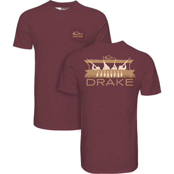 DRAKE Men's Blind Bust Tawny Port T-Shirt (DT9958-TWP)