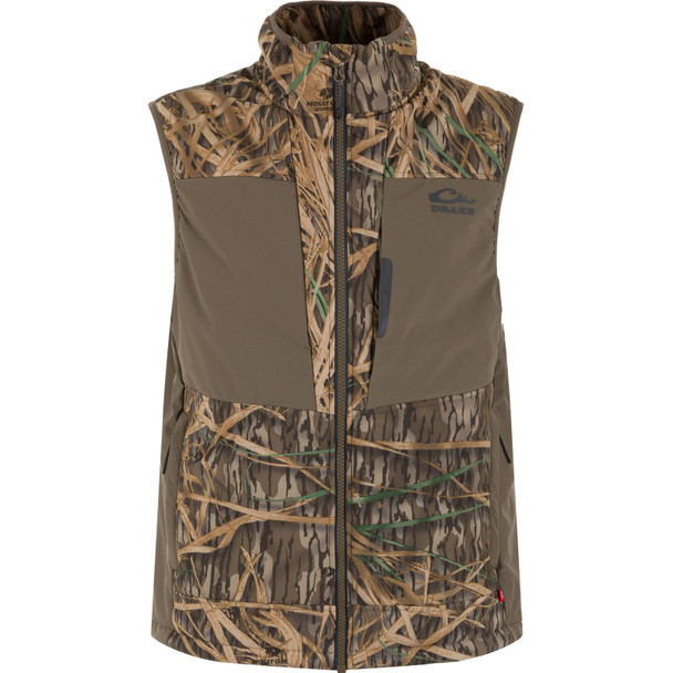 DRAKE Men's LST BMF Mossy Oak Original Shadow Grass Primaloft Vest (DW0036-009)