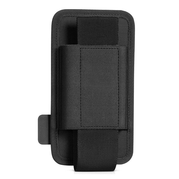 SAVIOR EQUIPMENT 1-Slot Obsidian Black AR10 Magazine Holder with Hook Backing Panel (MP-TNS-AR10-BK)