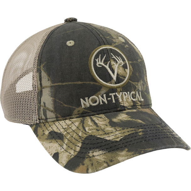 DRAKE Men's Non-Typical Mossy Oak Original Break Up Mesh Back Cap (DNT8106-054)