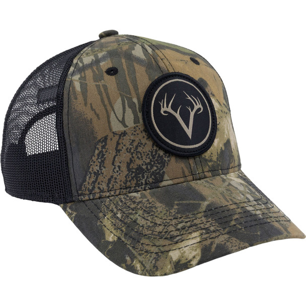 DRAKE Men's Non-Typical Mossy Oak Original Breakup Mesh Back Patch Logo Cap (DNT8115-054)
