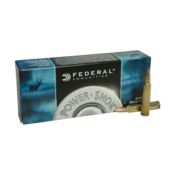 FEDERAL Power-Shok 223 Rem. 55 Grain Soft Point Ammo, 20 Round Box (223A)